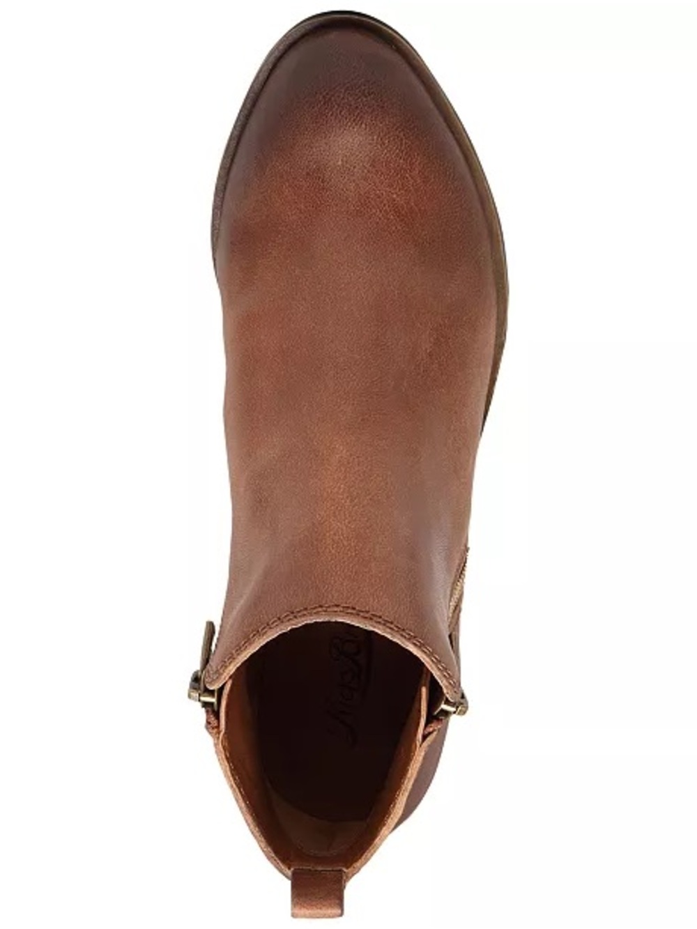 ♥️♥️ Lucky Brand Women's Basel Ankle Booties - Toffee Barillos 12M - Picture 4 of 5